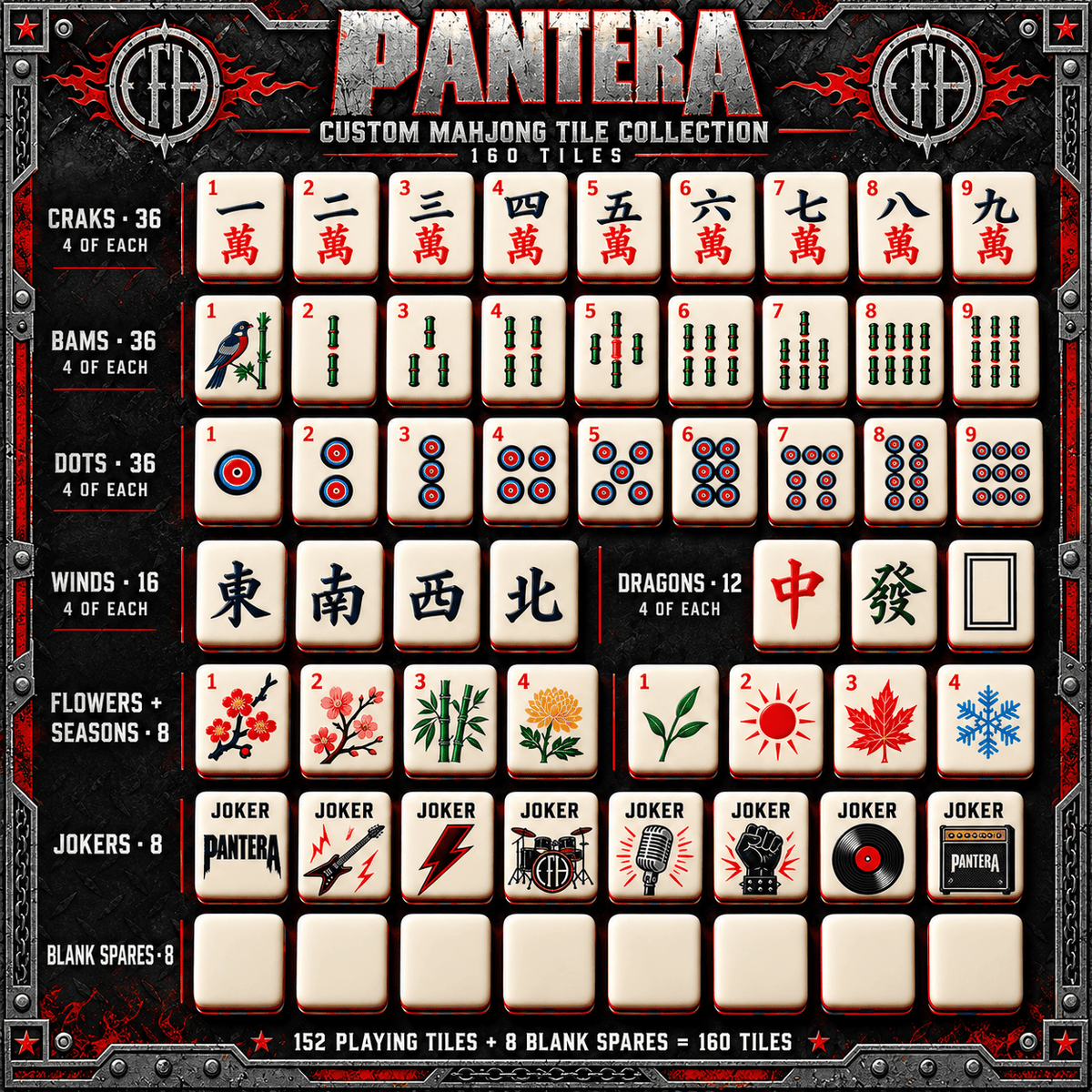 PTR Premium Mahjong Set – Game Night Edition PNPA