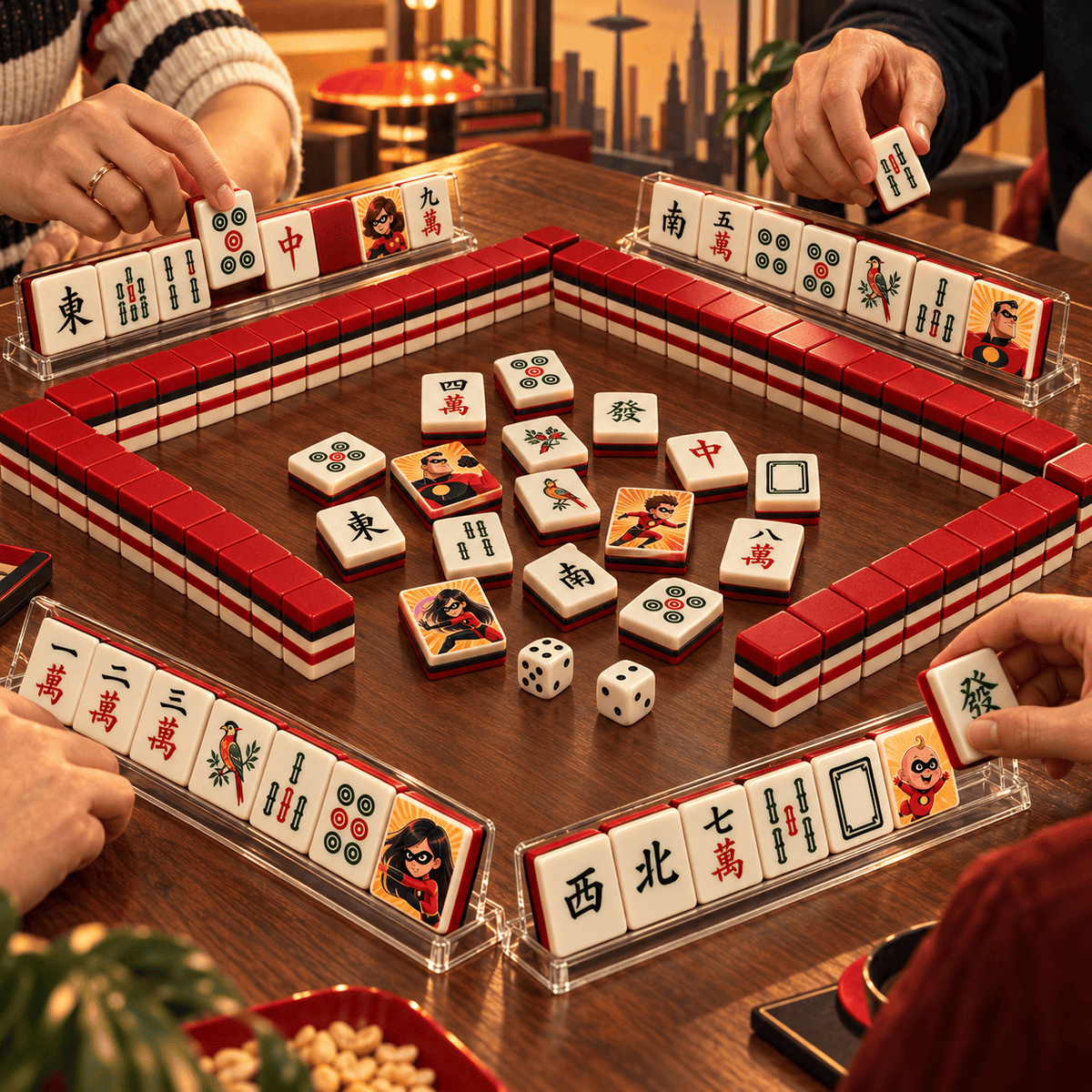 Premium TIDB Mahjong Tiles Set TNSM
