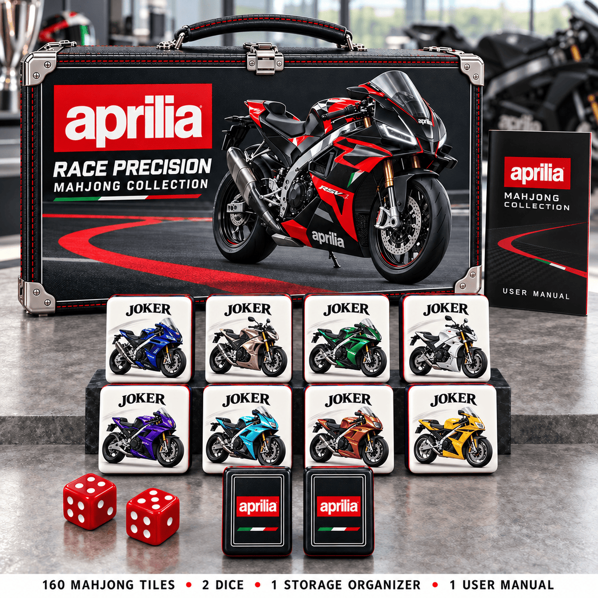 Premium APR Mahjong Tiles Set PVNA