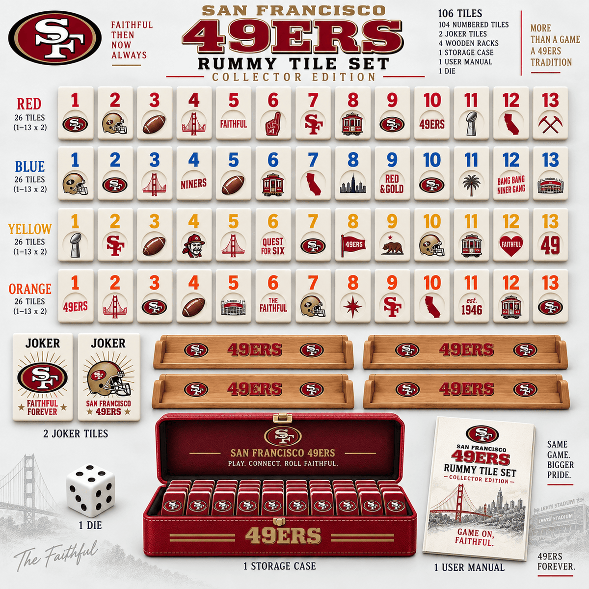 SF49 Premium Rummy Tile Set TTNL