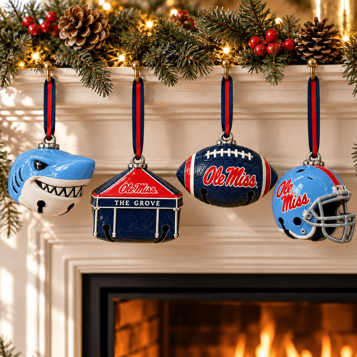 Premium OMR Christmas Bell Ornament TTMH
