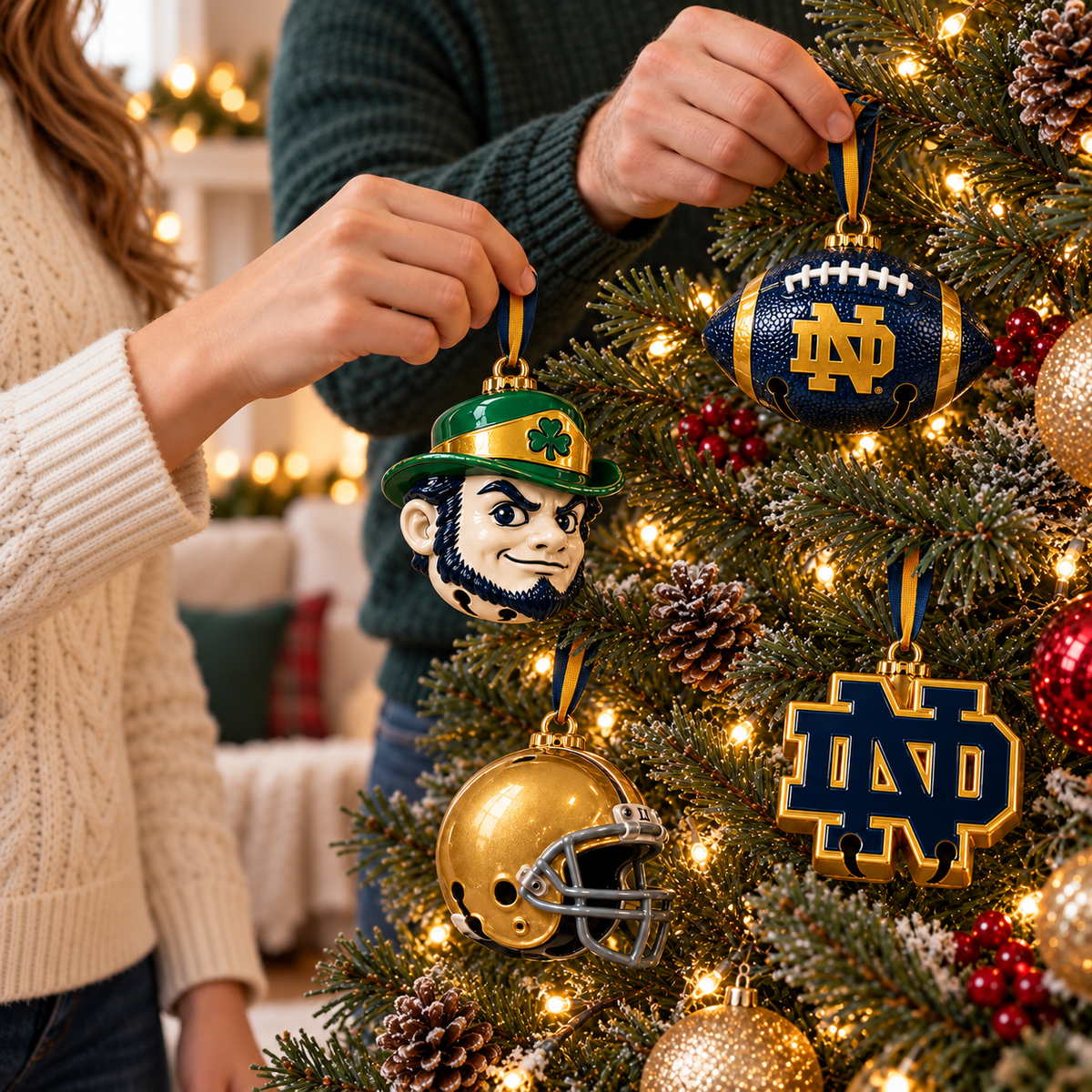Premium NDFI Christmas Bell Ornament TTMH