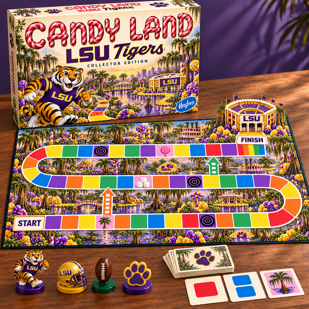 LSUT Premium Candy Land Board Game NHVH