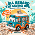 MDP School Bus Piggy Bank DNBN