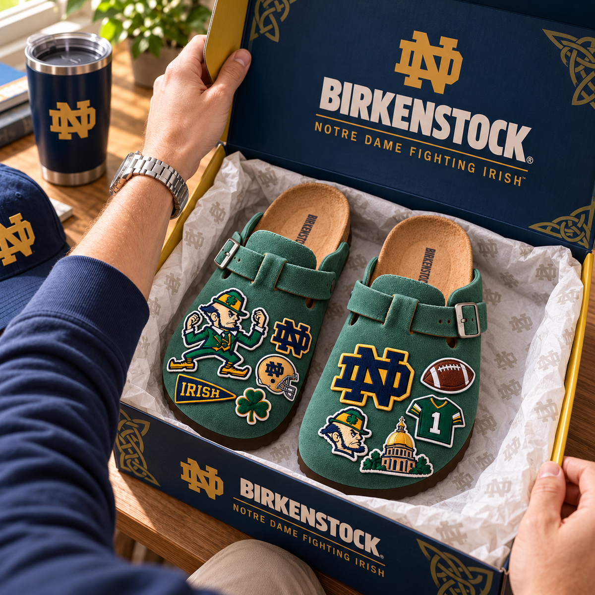 PREMIUM NDFI MINK SUEDE CLOGS NPL