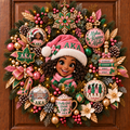 AKA Premium Christmas Ornament Wreath NTTB