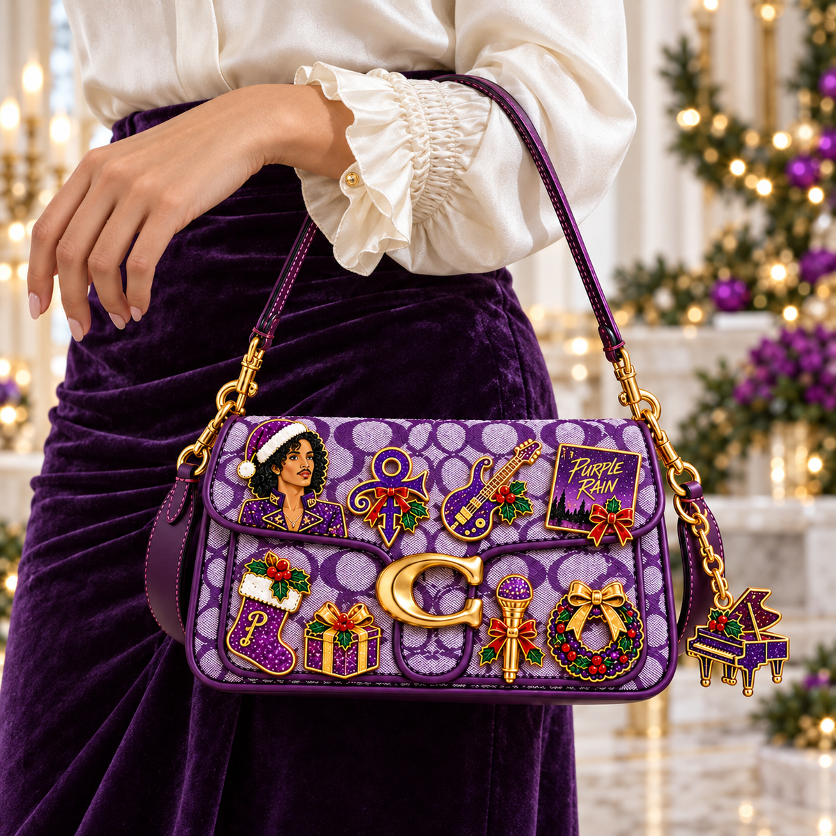 Premium PRCE Noel Shoulder Cross With Charm NPL