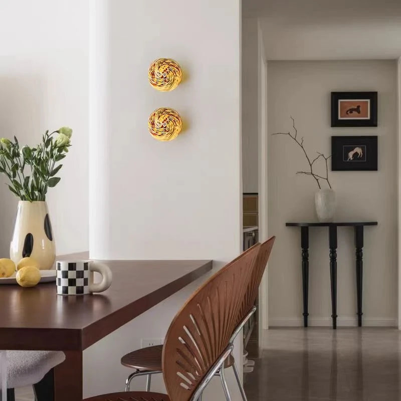 Contemporary Vintage Glass Aluminum Wall Light Wall Lamp Sconce For Bedroom Living room Wall Decoration Office Indoor Home