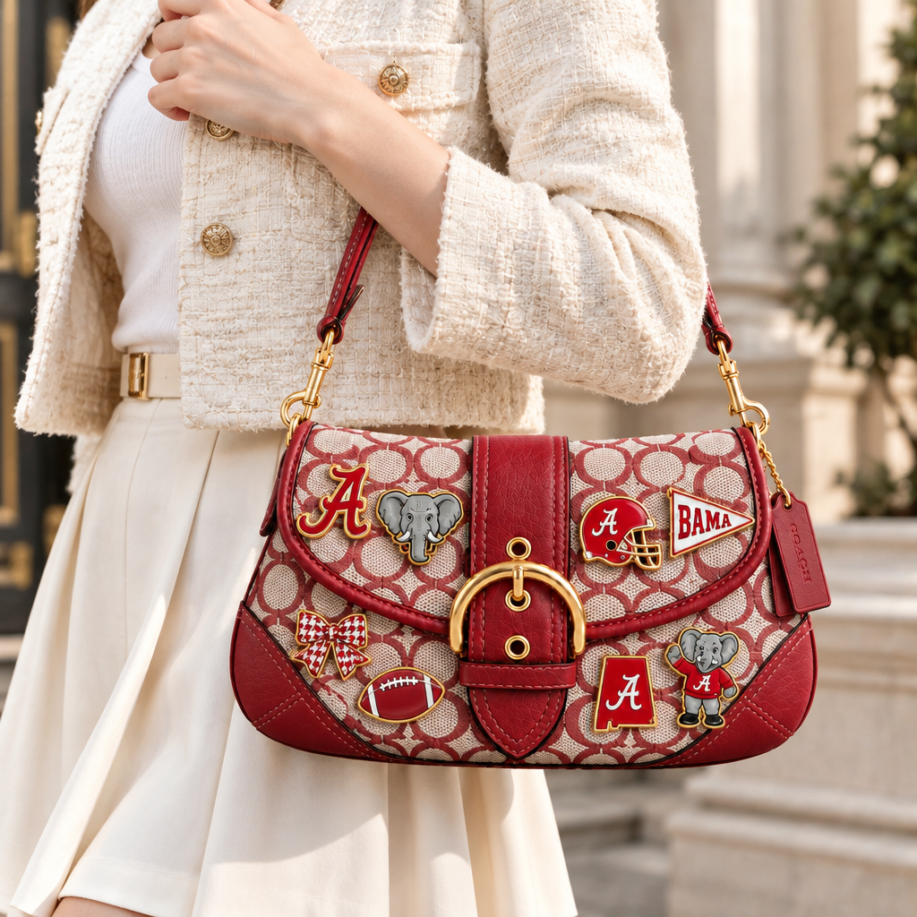 Alabama Crimson Tide Soho Bag With Charm