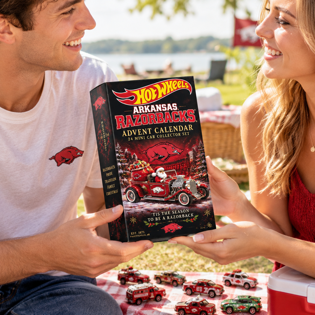 Arkansas Razorbacks Premium Mini Car Advent Calendar