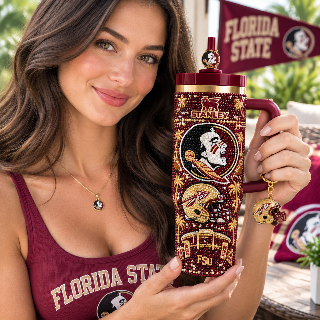 Florida State Seminoles 40oz Tumbler With Handle TTNL