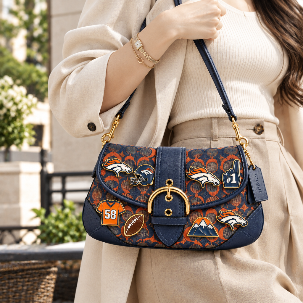 Denver Broncos Soho Bag With Charm