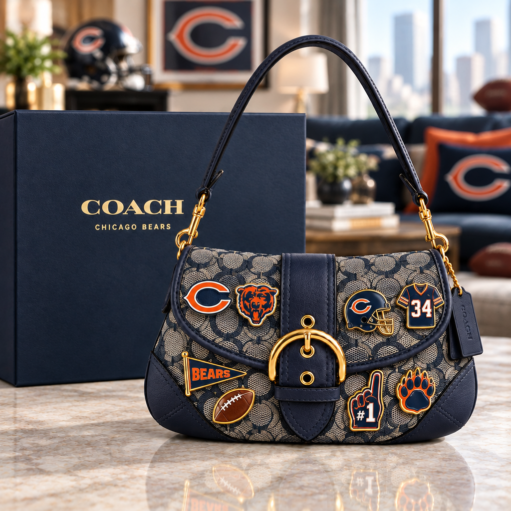 Chicago Bears Soho Bag With Charm