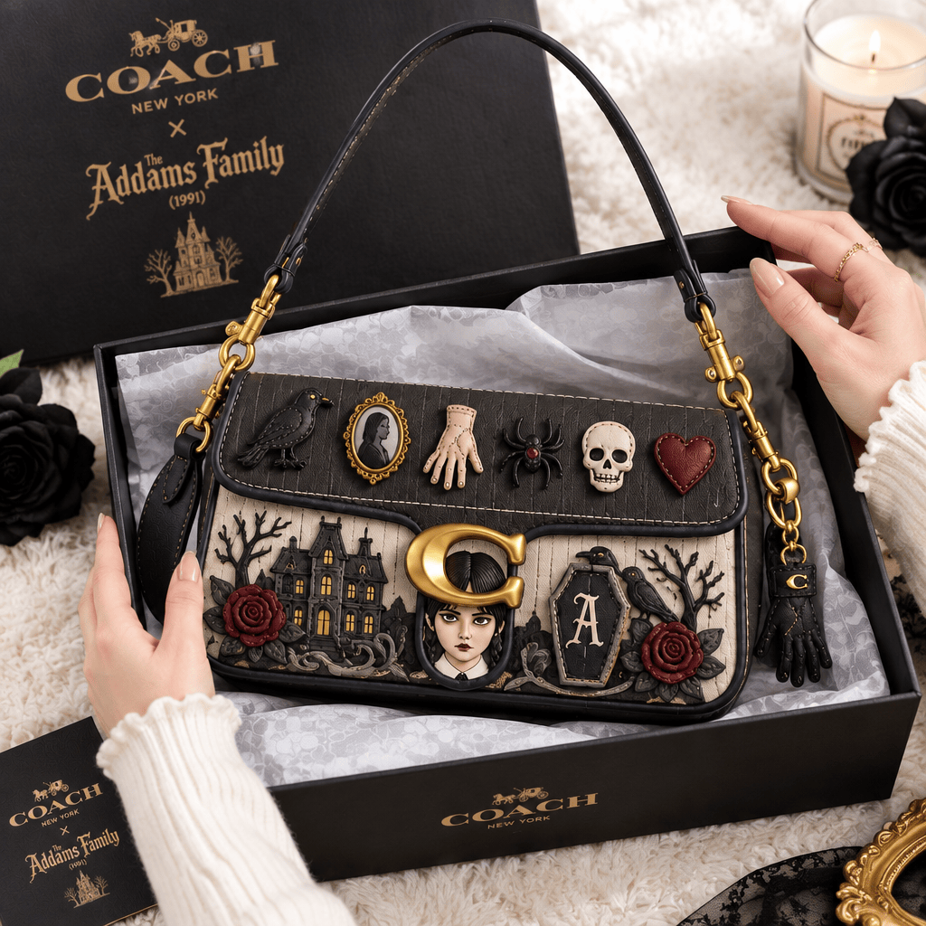 Premium TAF Coach Shoulder Cross With Charm LNTH