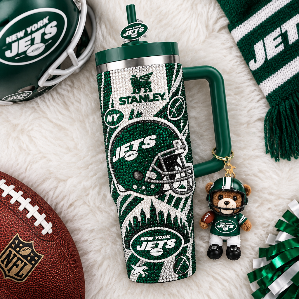 New York Jets 40oz Tumbler With Handle TTNL