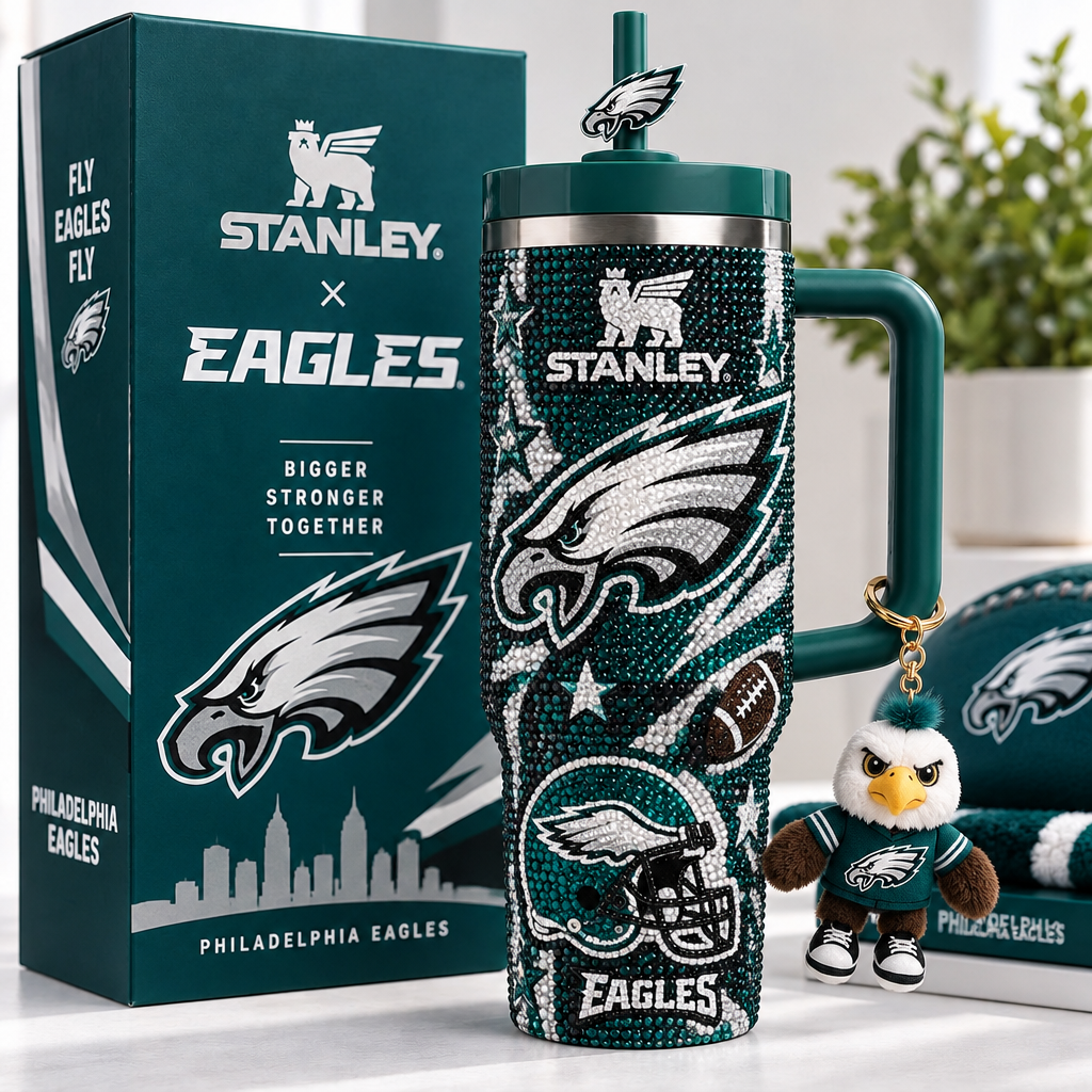 Philadelphia Eagles 40oz Tumbler With Handle TTNL