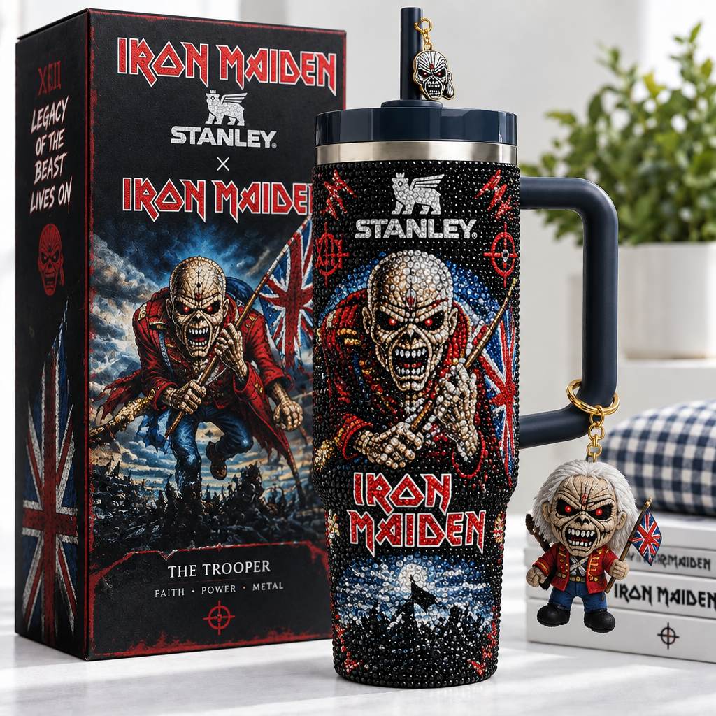 Iron Maiden 40oz Tumbler With Handle TTNL