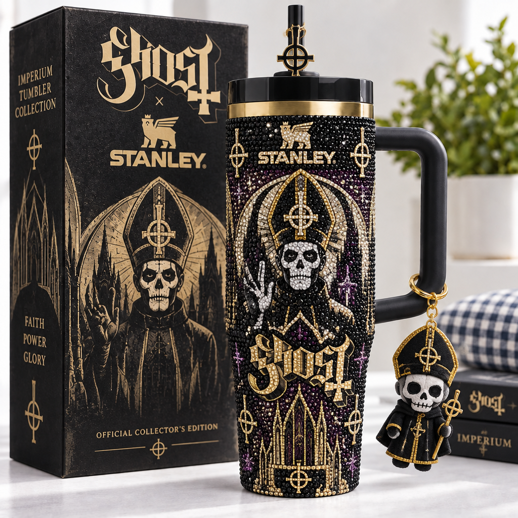 Ghost 40oz Tumbler With Handle TTNL