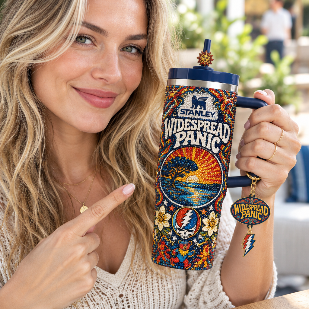 Widespread Panic 40oz Tumbler With Handle TTNL